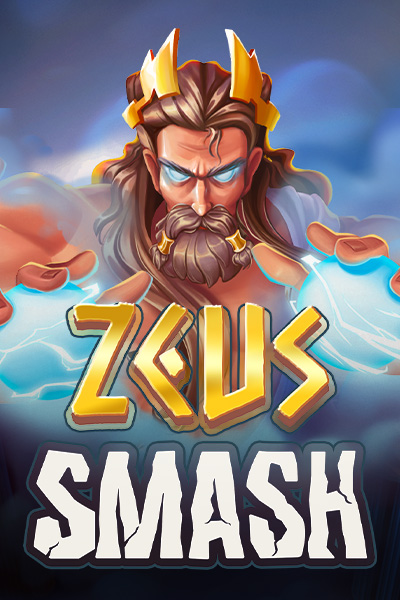 Une image majestueuse et puissante du jeu 'Zeus Smash', mettant en scène la force et le pouvoir du dieu grec légendaire.